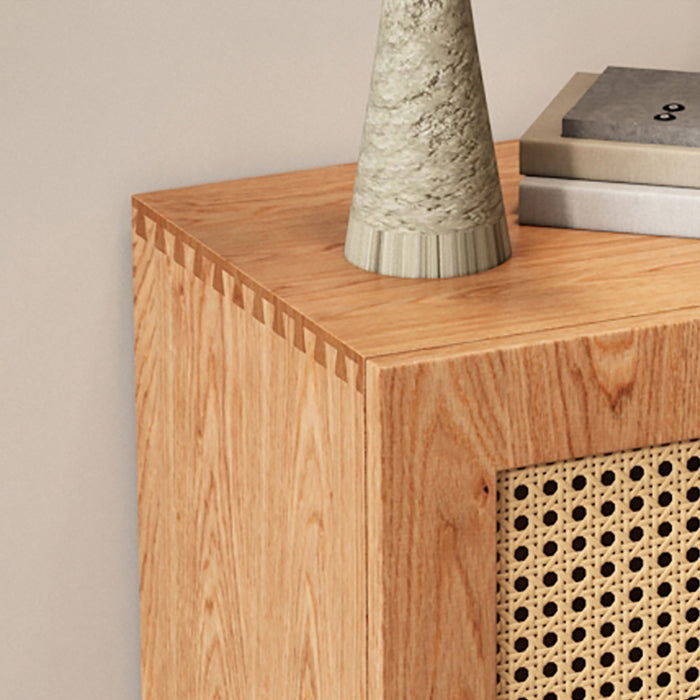 Massive Holz am Nachtkabine Kiefernkiefern Türen mit modernen Nachttisch enthalten