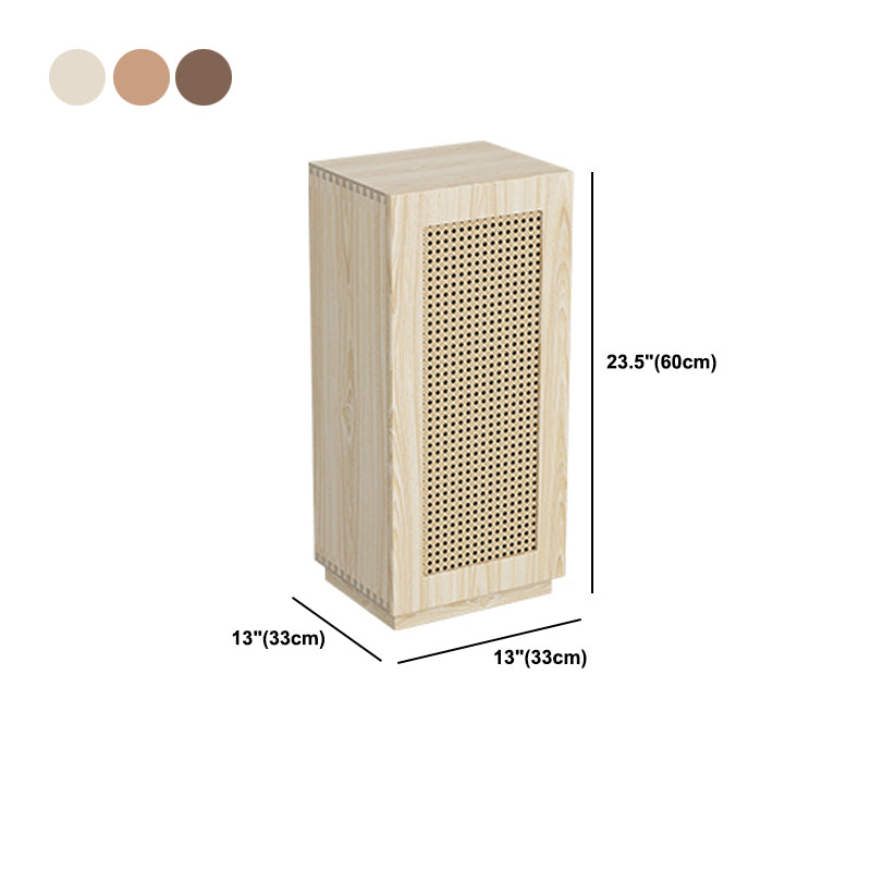 Massive Holz am Nachtkabine Kiefernkiefern Türen mit modernen Nachttisch enthalten