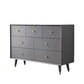 Classic Glam 15.7" W Dresser Soft-Close Drawers Storage Chest