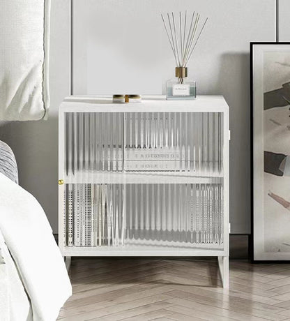 Moderna cama de metal nocturno patas de 1 estante incluida gabinete de cama