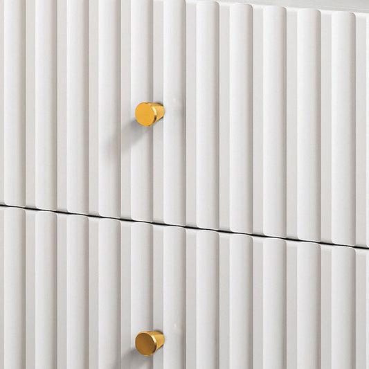 Schubladenspeicherbett Nachttisch Beige Beine enthalten Nachttisch Glam