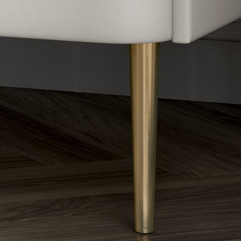 Les jambes de chevet de lit en pierre incluent la table de nuit avec 2 tiroirs