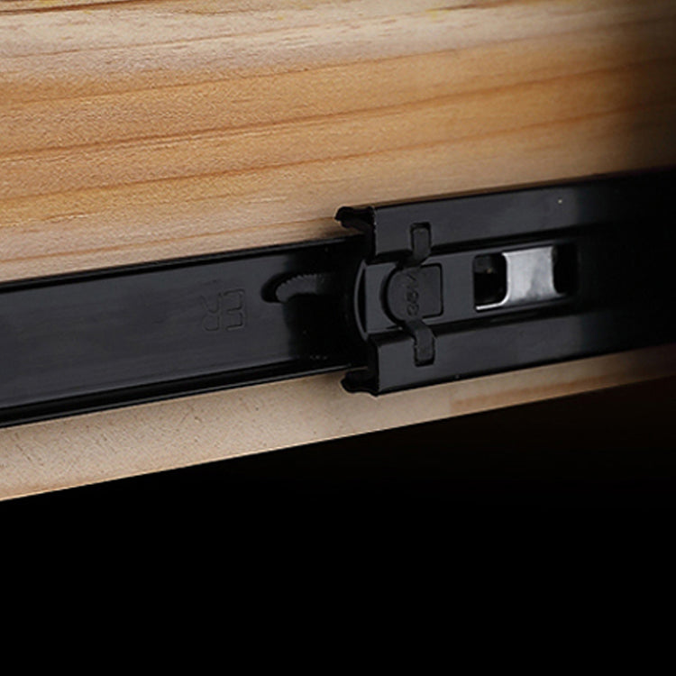 Cama de madera sólida patas de noche incluidas mesa nocturna con 1-drawer