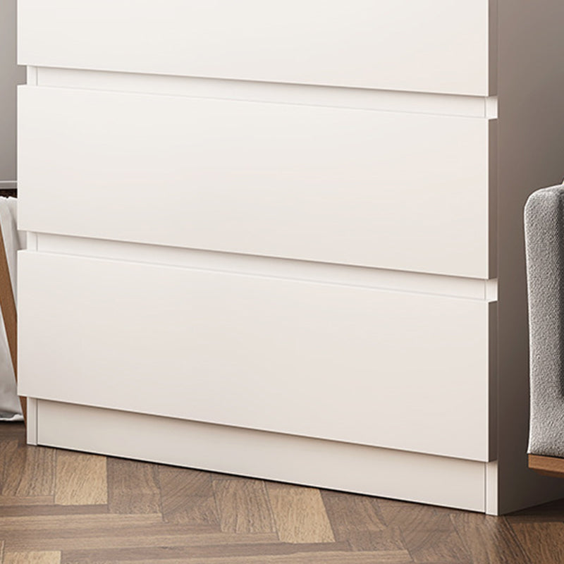 Eigentijdse witte opbergkast dressoir houten slaapkamer dressoir