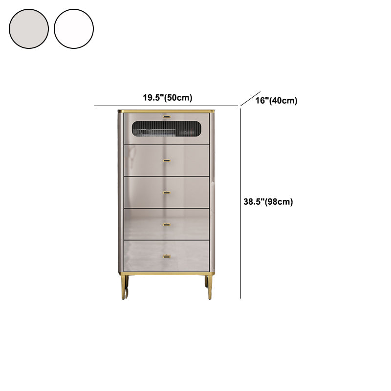 Eigentijdse opslagkist verticale opbergkast dressoir 15.7 "breed