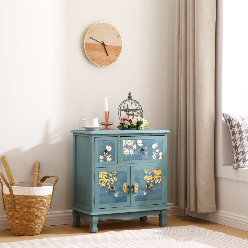 11,81-inch breedte opbergkist traditioneel massief houtsaler