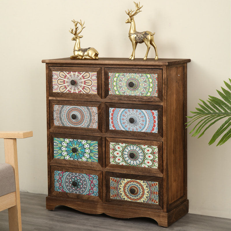 11,81-inch breedte opbergkist traditioneel massief houtsaler