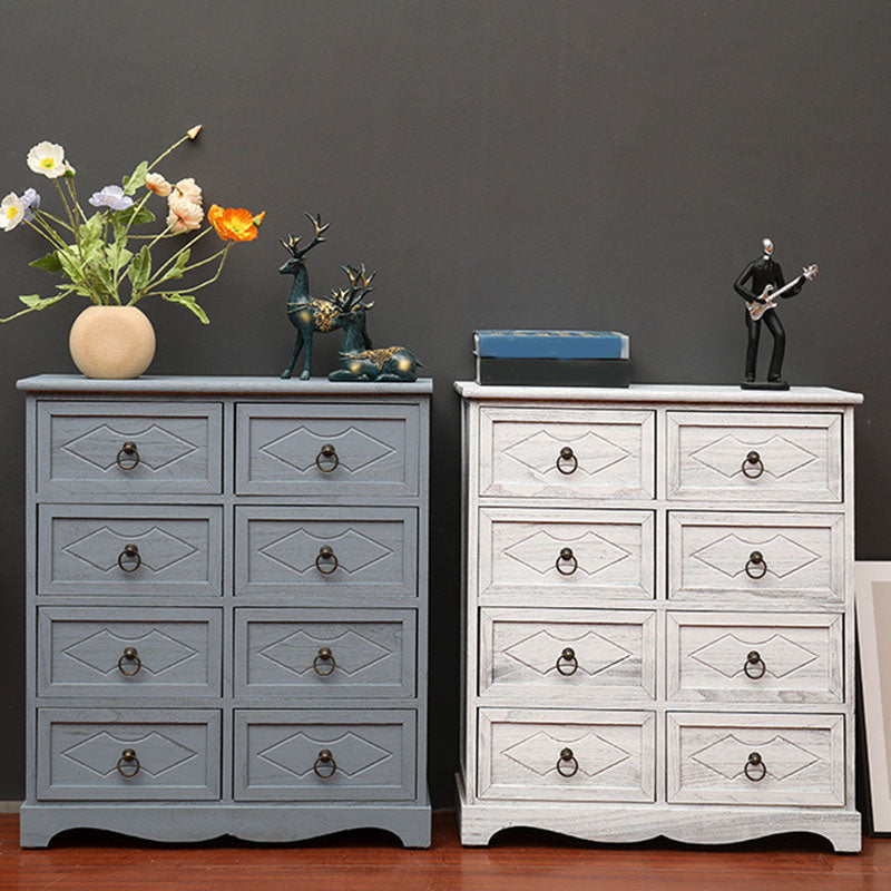 11,81-inch breedte opbergkist traditioneel massief houtsaler