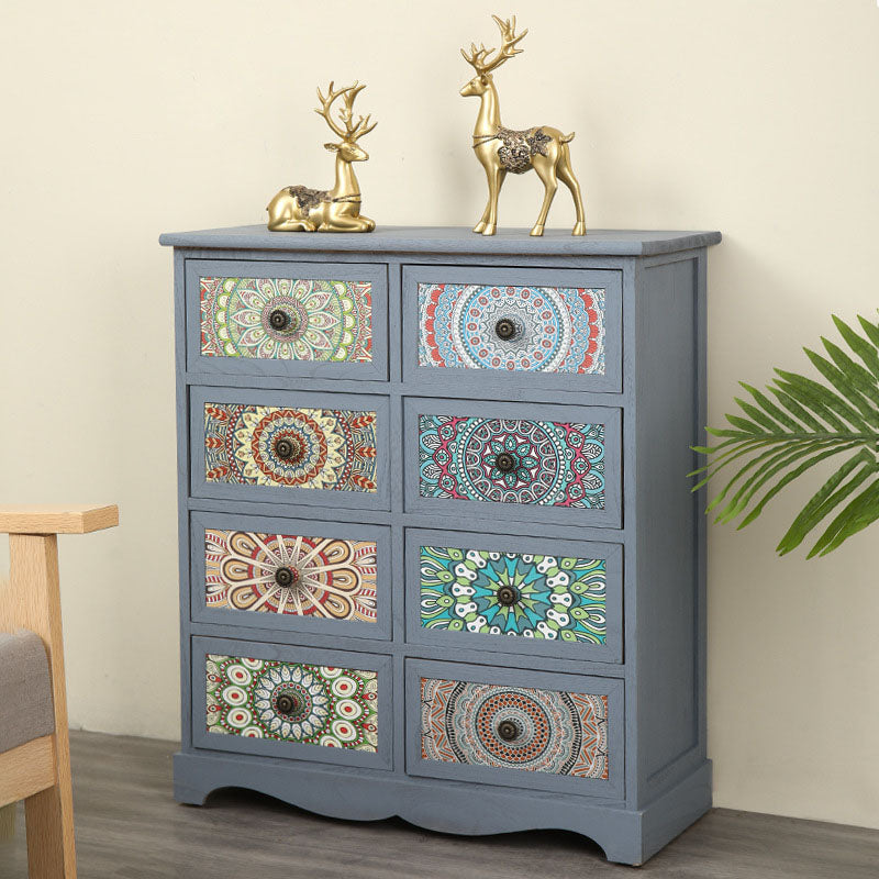 11,81-inch breedte opbergkist traditioneel massief houtsaler