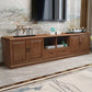 Console TV in legno massiccio tradizionale Open Car stoccaggio TV con mobile