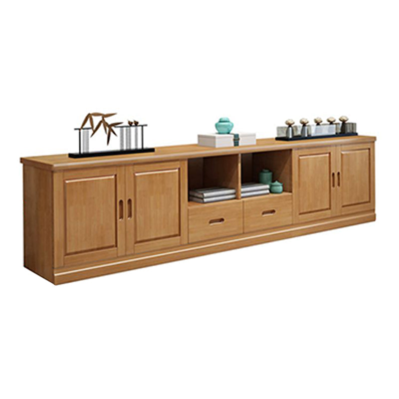 Console TV in legno massiccio tradizionale Open Car stoccaggio TV con mobile