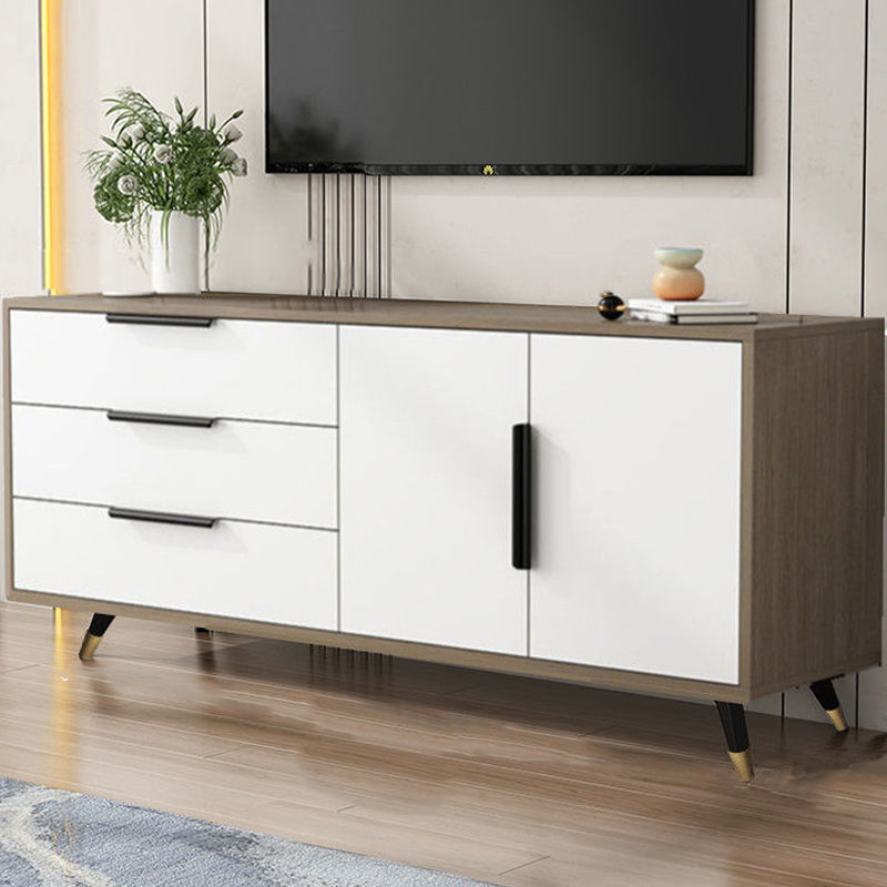 MODERNO MEDIA TV in legno Stand 16 "W x 27,5" H Stand TV di archiviazione chiuso con mobile