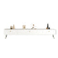 Solid Wood 13.78" H TV Stand Nordic 2 Drawers TV Stand Console White Clearhalo 'furn' 'furn_tv_stands_entertainment_centers' 'Furniture' 'Living Room Furniture' 'TV Stands & Entertainment Centers' 'TV Stands & Media Storage Furniture' 'tv_stands_entertainment_centers' 5890964