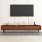 Solid Wood 13.78" H TV Stand Nordic 2 Drawers TV Stand Console 86.6"L x 9.8"W x 13.8"H Walnut Clearhalo 'furn' 'furn_tv_stands_entertainment_centers' 'Furniture' 'Living Room Furniture' 'TV Stands & Entertainment Centers' 'TV Stands & Media Storage Furniture' 'tv_stands_entertainment_centers' 5890965