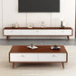 Solid Wood 13.78" H TV Stand Nordic 2 Drawers TV Stand Console Clearhalo 'furn' 'furn_tv_stands_entertainment_centers' 'Furniture' 'Living Room Furniture' 'TV Stands & Entertainment Centers' 'TV Stands & Media Storage Furniture' 'tv_stands_entertainment_centers' 5890967