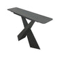 Tabella della console contemporanea da 15 "tavolo da rettangolo di pietra console tavolo da console