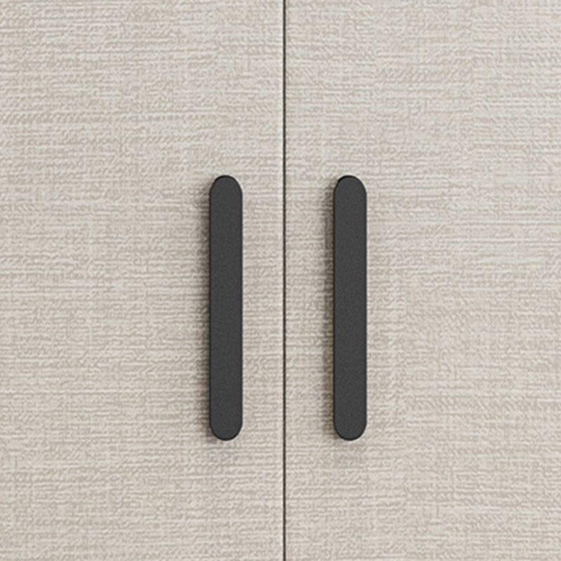 Moderne Holzschrankstange zieht Rechteckseitenschrank mit Schublade