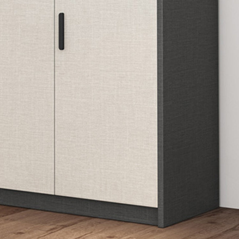 Moderne Holzschrankstange zieht Rechteckseitenschrank mit Schublade