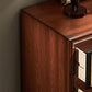 Mid-Century Modern Wood Cabinet Knobs Side Cabinet with Drawer Clearhalo 'Cabinets & Chests' 'cabinets_chests' 'furn' 'furn_cabinets_chests' 'Furniture' 'Living Room Furniture' 5891509