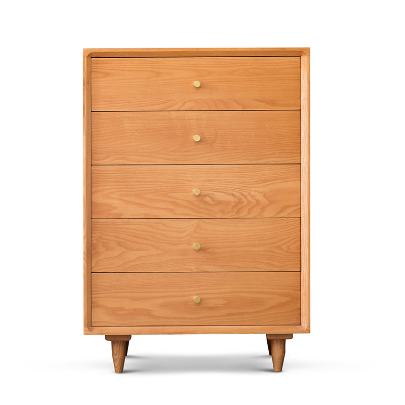 Modern Rectangle Cabinet Knobs Wood Side Cabinet with Drawer Cherry Wood 5 Clearhalo 'Cabinets & Chests' 'cabinets_chests' 'furn' 'furn_cabinets_chests' 'Furniture' 'Living Room Furniture' 5891538