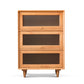 Modern Rectangle Cabinet Knobs Wood Side Cabinet with Drawer Cherry Wood 3 Clearhalo 'Cabinets & Chests' 'cabinets_chests' 'furn' 'furn_cabinets_chests' 'Furniture' 'Living Room Furniture' 5891547