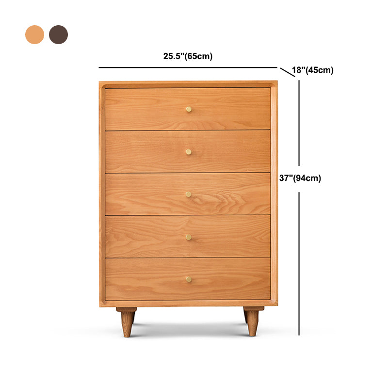 Modern Rectangle Cabinet Knobs Wood Side Cabinet with Drawer Clearhalo 'Cabinets & Chests' 'cabinets_chests' 'furn' 'furn_cabinets_chests' 'Furniture' 'Living Room Furniture' 5891554