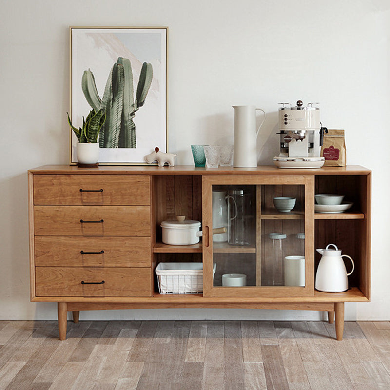 Gabinete rectángulo moderno gabinete lateral corredizo con cajón