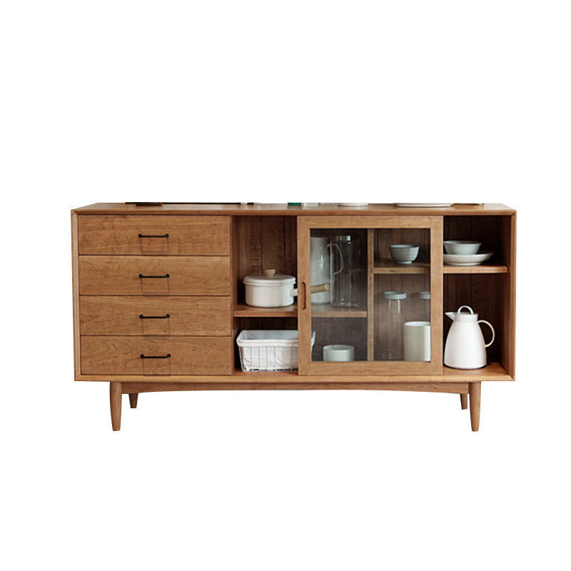 Gabinete rectángulo moderno gabinete lateral corredizo con cajón