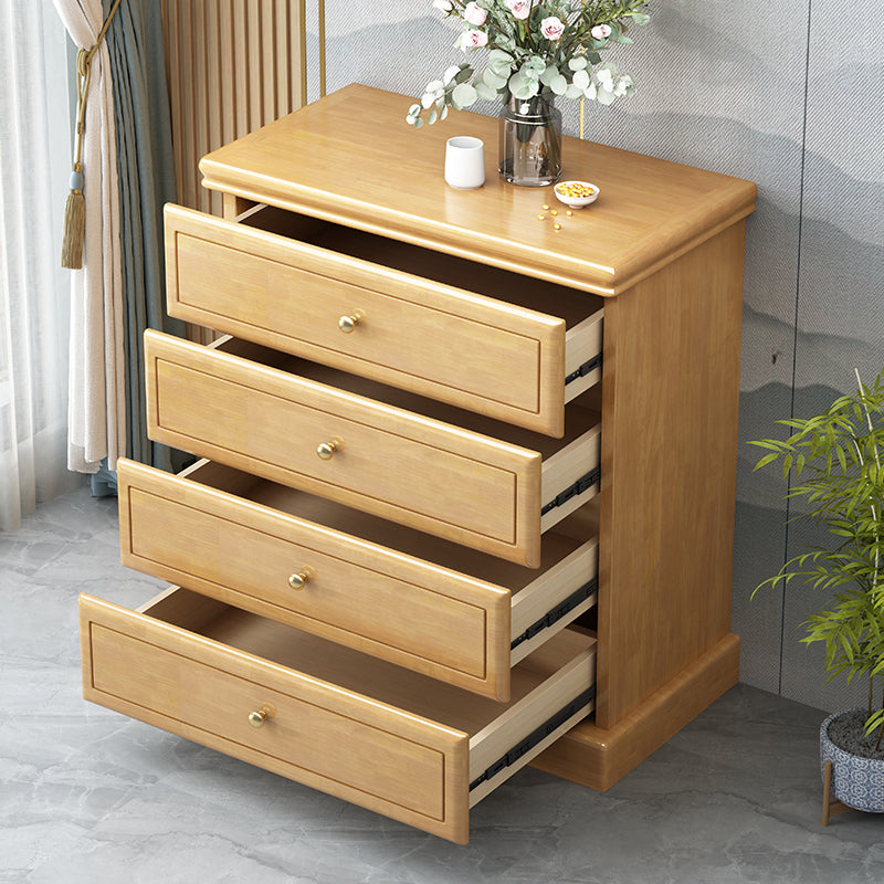 Moderne rechthoek bruine kastknoppen houten zijkast met lade