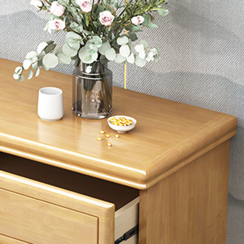 Moderne rechthoek bruine kastknoppen houten zijkast met lade