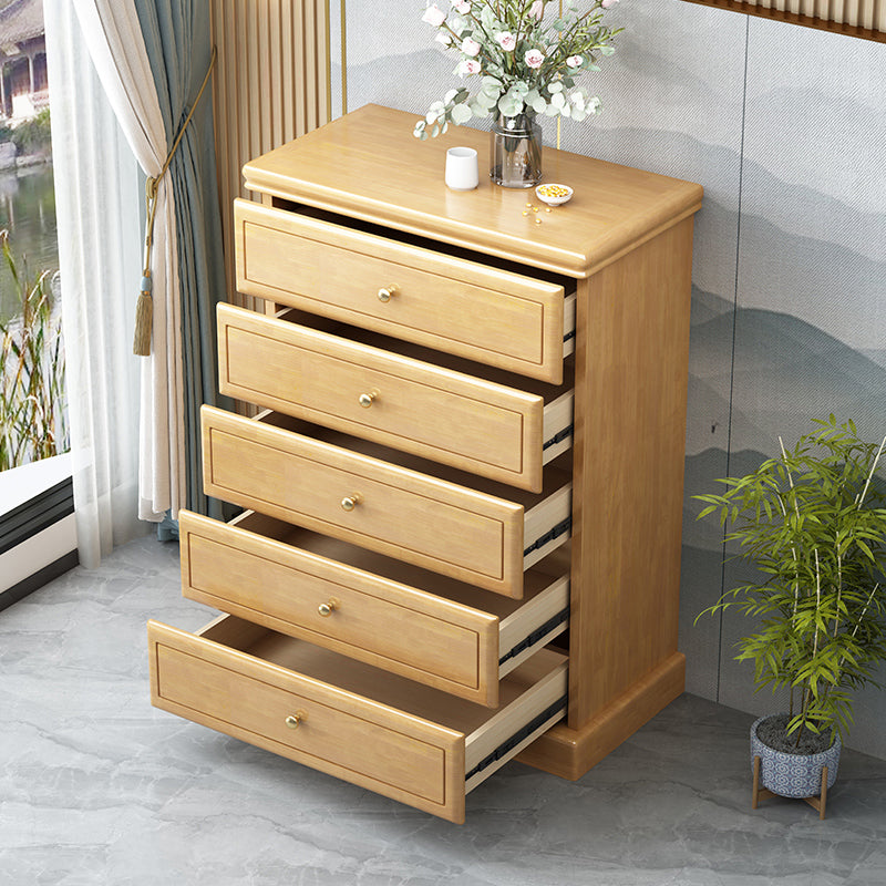 Moderne rechthoek bruine kastknoppen houten zijkast met lade