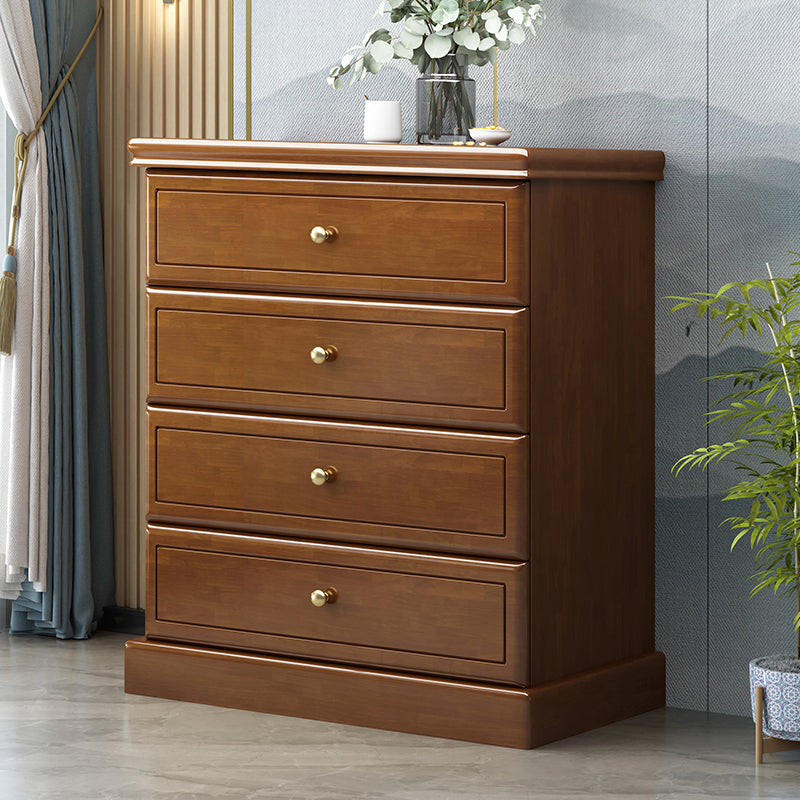 Moderne rechthoek bruine kastknoppen houten zijkast met lade