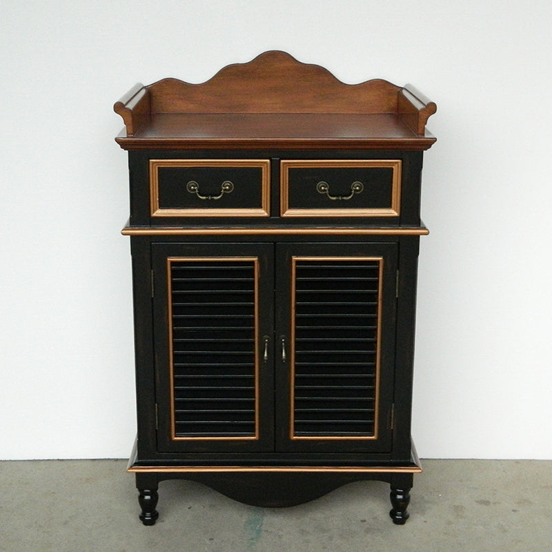 Mid-Century Modern Rectangle Cabinet Standard Side Cabinet with Drawer