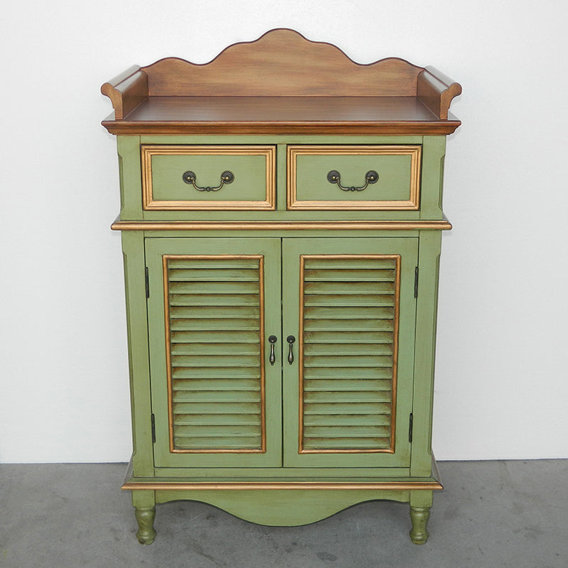 Mid-Century Modern Rectangle Cabinet Standard Side Cabinet with Drawer