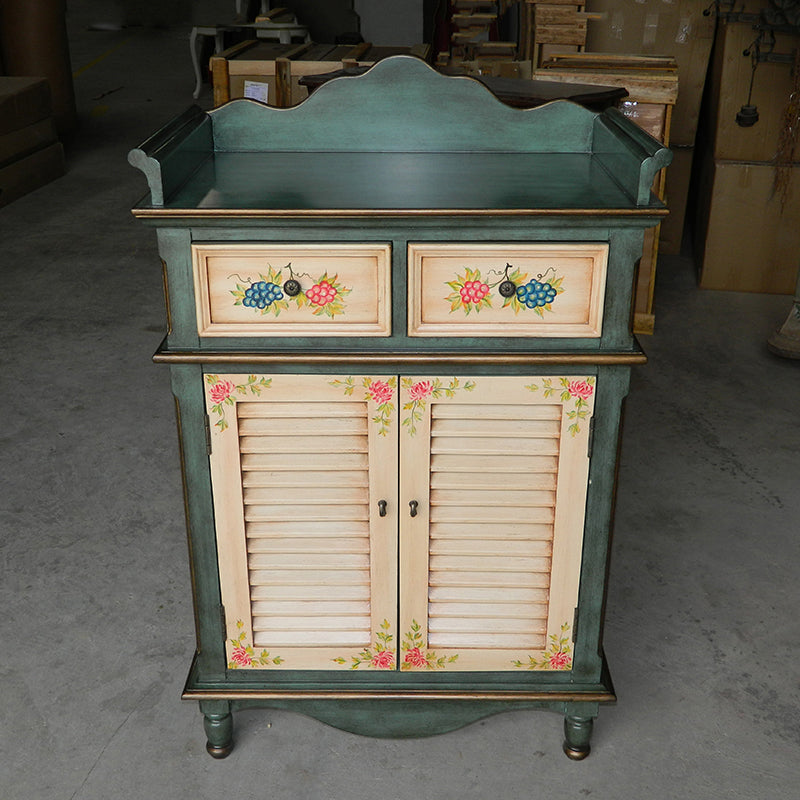 Mid-Century Modern Rectangle Cabinet Standard Side Cabinet with Drawer