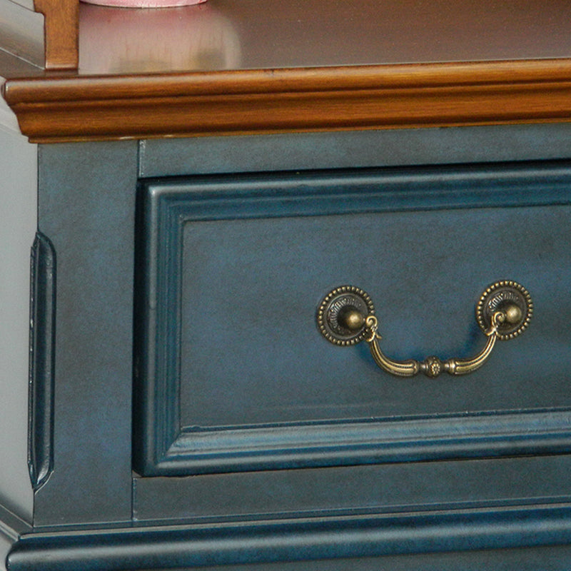 Mid-Century Modern Rectangle Cabinet Standard Side Cabinet with Drawer