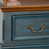 Mid-Century Modern Rectangle Cabinet Standard Side Cabinet with Drawer