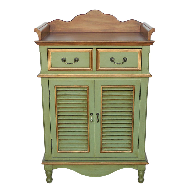 Mid-Century Modern Rectangle Cabinet Standard Side Cabinet with Drawer