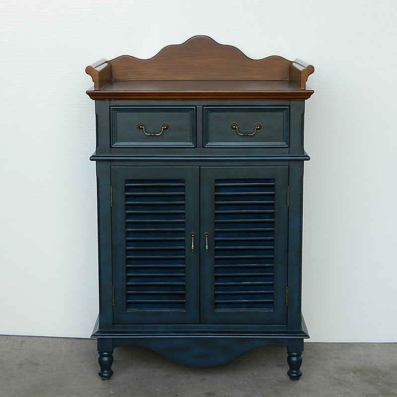 Mid-Century Modern Rectangle Cabinet Standard Side Cabinet with Drawer