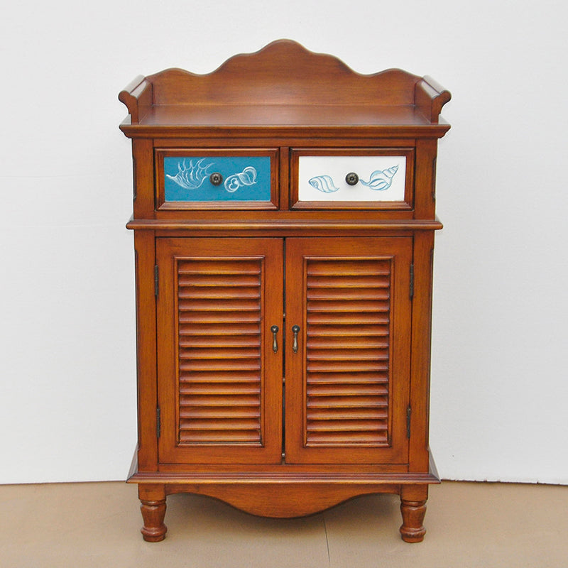 Mid-Century Modern Rectangle Cabinet Standard Side Cabinet with Drawer