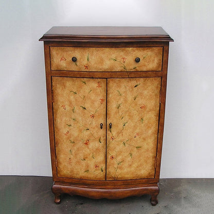 Mobile rettangolo moderno di metà secolo armadio laterale in legno con cassetto