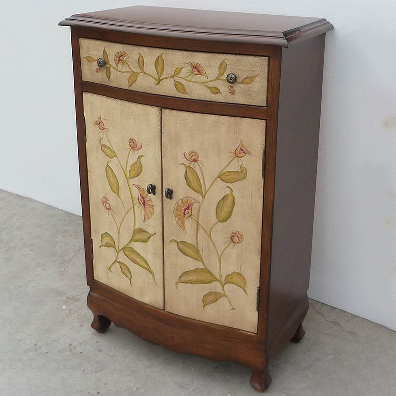 Mobile rettangolo moderno di metà secolo armadio laterale in legno con cassetto