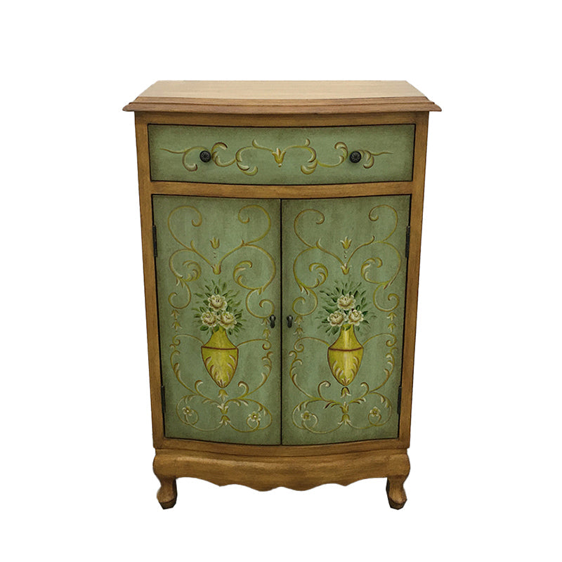 Mobile rettangolo moderno di metà secolo armadio laterale in legno con cassetto