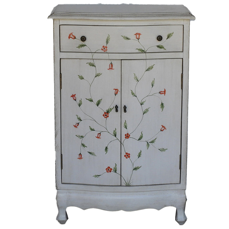 Mobile rettangolo moderno di metà secolo armadio laterale in legno con cassetto