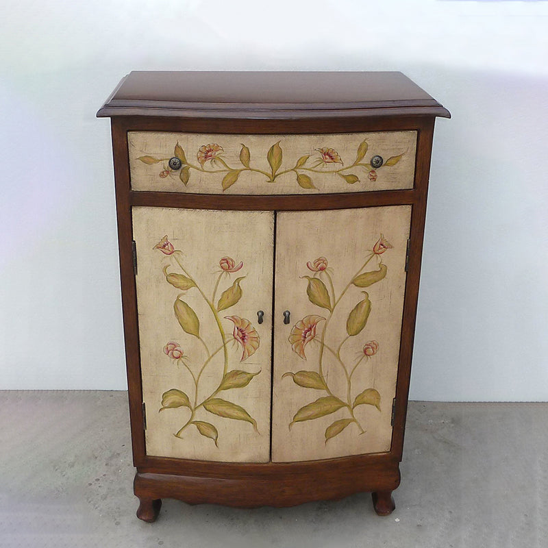 Mobile rettangolo moderno di metà secolo armadio laterale in legno con cassetto