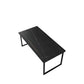 30"H Contemporary Office Desk Rectangular Writing Desk for Office Black-Gold Clearhalo 'furn' 'furn_office_desk' 'Furniture' 'Office Desks' 'Office Furniture' 'office_desk' 5891717