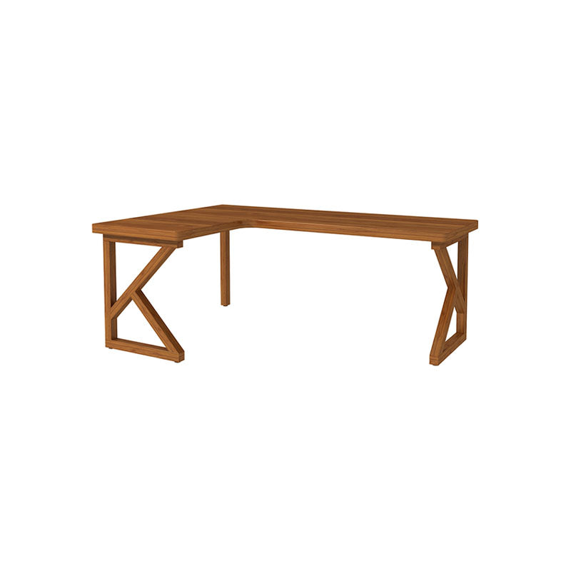 Modern Style L-shape Office Desk Brown Wooden Writing Desk for Home Clearhalo 'furn' 'furn_office_desk' 'Furniture' 'Office Desks' 'Office Furniture' 'office_desk' 5892038