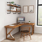 Modern Style L-shape Office Desk Brown Wooden Writing Desk for Home Clearhalo 'furn' 'furn_office_desk' 'Furniture' 'Office Desks' 'Office Furniture' 'office_desk' 5892046