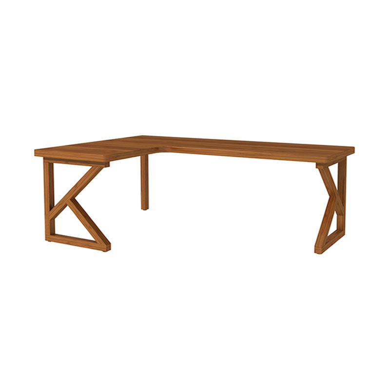 Modern Style L-shape Office Desk Brown Wooden Writing Desk for Home 70.9"L x 47.2"W x 29.5"H Right Hand Return Clearhalo 'furn' 'furn_office_desk' 'Furniture' 'Office Desks' 'Office Furniture' 'office_desk' 5892049