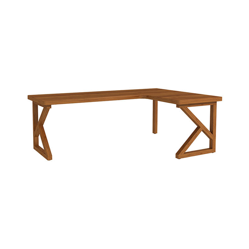 Modern Style L-shape Office Desk Brown Wooden Writing Desk for Home 70.9"L x 39.4"W x 29.5"H Left Hand Return Clearhalo 'furn' 'furn_office_desk' 'Furniture' 'Office Desks' 'Office Furniture' 'office_desk' 5892056